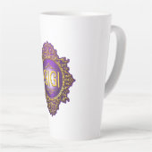 Sweet GIGI Royal Paars & Gold Latte Mok (Rechterhoek)