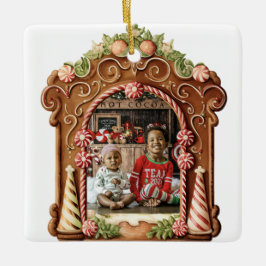 Sweet Gingerbread Foto Keramisch Ornament