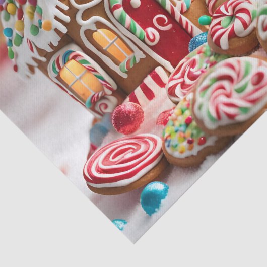 Sweet Gingerbread herbergt tissuepapier (Detail)