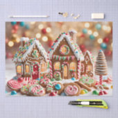 Sweet Gingerbread herbergt tissuepapier (Craft)