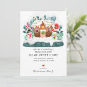 Sweet Gingerbread House Bewegende aankondiging (Staand voorkant)