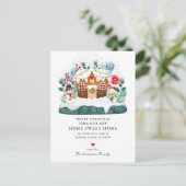 Sweet Gingerbread House Bewegende aankondiging (Staand voorkant)