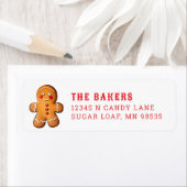 Sweet Gingerbread Man Etiket (Insitu)