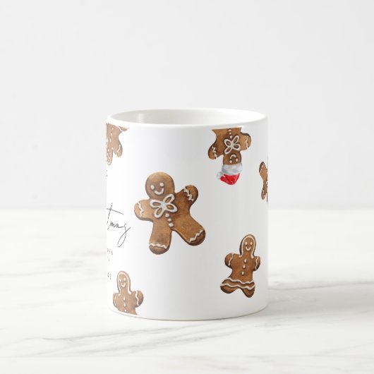 Sweet Gingerbread Man Kerstmis Koffiemok (Center)