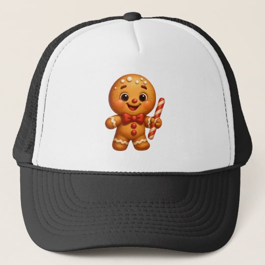 Sweet Gingerbread Trucker Hat Trucker Pet (Voorkant)
