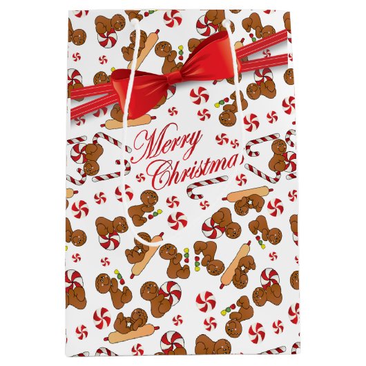 Sweet Gingerbrood-bakkerijen Medium Cadeauzakje (Voorkant)