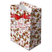 Sweet Gingerbrood-bakkerijen Medium Cadeauzakje (Voorkant Gekanteld)