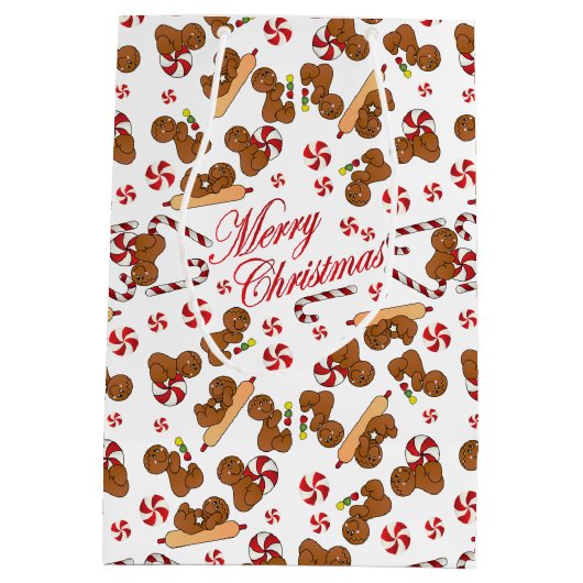 Sweet Gingerbrood-bakkerijen Medium Cadeauzakje (Achterkant)