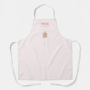 Sweet Gingerbrood House Decorting Party Apron Schort
