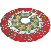 Sweet Gingerbrood Kerstmis Kerstboom Rok (Gekanteld)