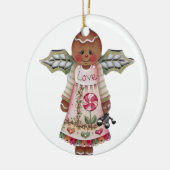 Sweet Gingerbrood Love Angel Ornament (Links)