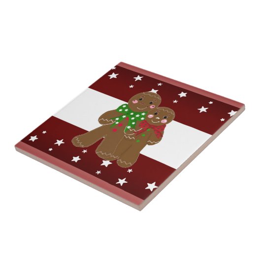 Sweet Gingerbrood Mannen Tegeltje (Zijkant)