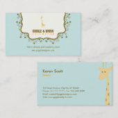 Sweet Giraffe Childcare/Boutique Visitekaartje (Voorkant / Achterkant)
