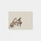 Sweet Giraffe houdt van piano spelen Post-it® Notes (Voorkant)