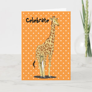 Sweet Giraffe Kaart
