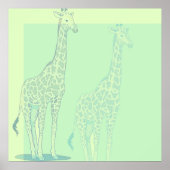 Sweet Giraffe Poster (Voorkant)