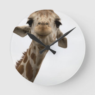 Sweet Giraffe Ronde Klok