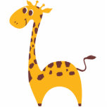 Sweet Giraffe Staand Fotobeeldje<br><div class="desc">giraffe giraffes zoo safari oerwoud africa is een schattig zoete fluitje grappige cartoon leuk afrikaanse zoogdieren</div>