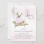 Sweet Girl Badger over het uitnodigen van zigende Kaart (Voorkant)