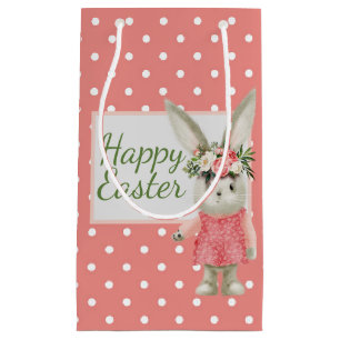 Sweet Girl Bunny Easter Pink Klein Cadeauzakje