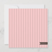 Sweet Girl Cupcake Birthday Party Invitation Kaart (Achterkant)