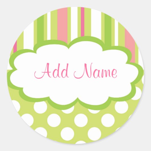 Sweet Girl Gift Sticker (Voorkant)