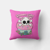 Sweet Girl Skull Kussen (Achterkant)