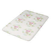 Sweet Girls Rabbit Wreath Bath Mat (Gekanteld)