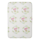 Sweet Girls Rabbit Wreath Bath Mat (Voorkant Verticaal)