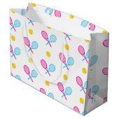Sweet girly tennis large groot cadeauzakje (Achterkant Gekanteld)