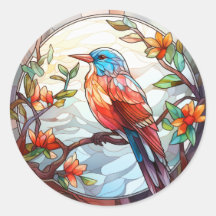 Sweet Glas in lood Kingfisher