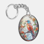 Sweet Glas in lood Kingfisher Sleutelhanger (Voorkant Links)