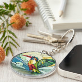 Sweet Glas in lood Toucan Bird Sleutelhanger (Voorkant Rechts)