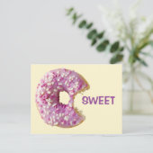 SWEET Glazed Donut Briefkaart (Staand voorkant)