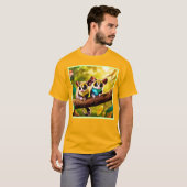 Sweet Glider Pair Design T-shirt (Voorkant volledig)