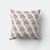"SWEET GNOME/DIFFERENT SIDE" CHRISTMAS PILLOW KUSSEN (Achterkant)