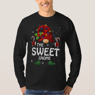 Sweet Gnome Matching Family-kerstfeest T-shirt