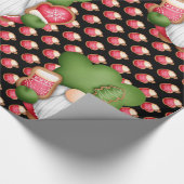 Sweet Gnome past kleur aan Cadeaupapier (Hoek)