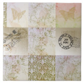 Sweet Gold Patchwork Tegeltje (Voorkant)