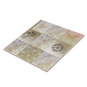 Sweet Gold Patchwork Tegeltje (Zijkant)