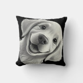 Sweet Golden Joy: Pixar-Style Puppy Friends Kussen (Voorkant)