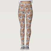 SWEET GOLDEN POMERANIAN LEGGINGS (Voorkant)