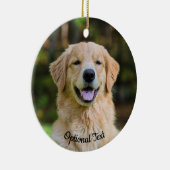 Sweet Golden Retriever Dog Keramisch Ornament (Rechts)