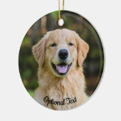 Sweet Golden Retriever Dog Keramisch Ornament (Links)