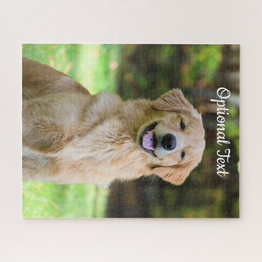 Sweet Golden Retriever Dog Legpuzzel (Horizontaal)