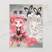 Sweet Gothic Party Uitnodiging Briefkaart (Voorkant)