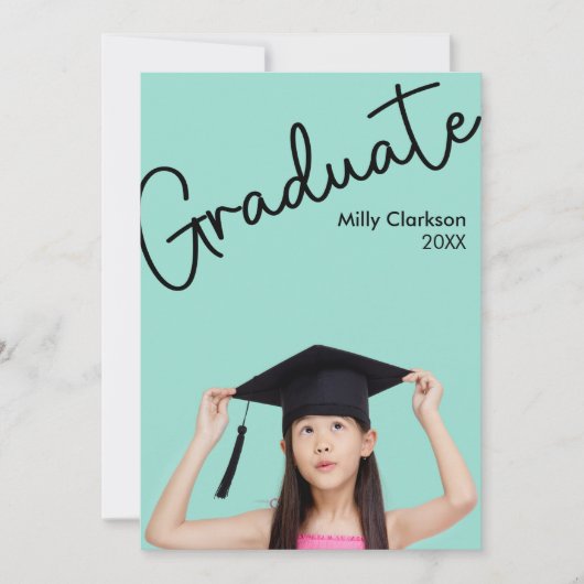 Sweet Graduate for Kids Invitation Aankondiging (Voorkant)