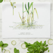 Sweet Grass Botanical Theedoek (Gevouwen)