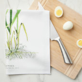 Sweet Grass Botanical Theedoek (Quarter Fold)