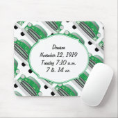 Sweet Green Baby shower Stat Gifts Muismat (Met muis)